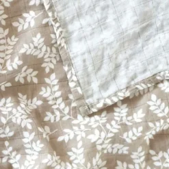 A Little Lovely Company Leaves Hydrofiele Doek XL - Sage><noscript><img width=