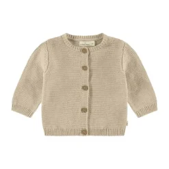 A Tiny Story Vest Oatmeal Melange 68> Vestjes