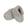 Apollo Slofjes Vilt Teddy Light Grey Newborn> Slofjes