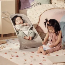 Baby Bjorn Bouncer Balance Soft Mesh Grey Beige/White><noscript><img width=