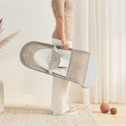 Baby Bjorn Bouncer Balance Soft Mesh Grey Beige/White><noscript><img width=