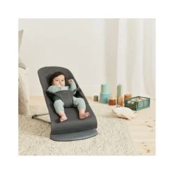 Baby Bjorn Bouncer Bliss Geweven Klassiek Quilt Zandgrijs> Sitters