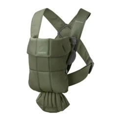 Baby Bjorn Draagzak Mini Geweven Beige> Buikdragers