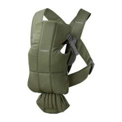 Baby Bjorn Draagzak Mini Geweven Beige> Buikdragers