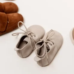 Baby Dutch Babyboots Nova Ecru Suede XS / 17><noscript><img width=