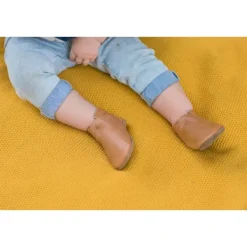 Baby Dutch Slofjes Effen Cognac 3-6 mnd><noscript><img width=