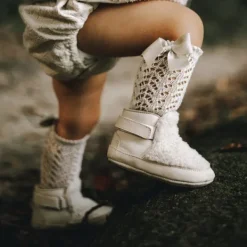 Baby Dutch Teddie Babyboots - XS - Natural><noscript><img width=