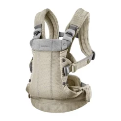BabyBjörn Harmony Draagzak 3D-Mesh - Grijsbeige> Buikdragers