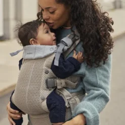 BabyBjörn Harmony Draagzak 3D-Mesh - Grijsbeige><noscript><img width=