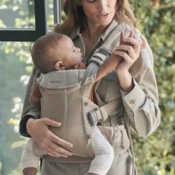 BabyBjörn Harmony Draagzak 3D-Mesh - Grijsbeige><noscript><img width=