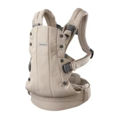 BabyBjörn Harmony Draagzak – Geweven – Mélange Lichtbeige><noscript><img width=
