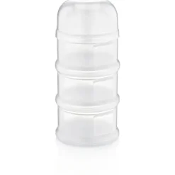 Babyjem Melkpoedercontainer 3-laags Blauw> Flessenborstel