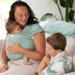 Babylonia Tricot-Slen Organic Draagdoek - Sage Green> Draagdoeken