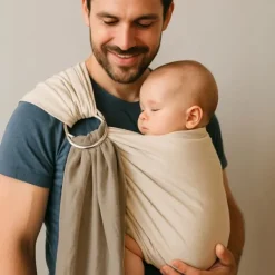 Babylonia Tricot-Sling – Latte Macchiato> Draagdoeken