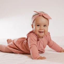 Babylook Crepe Jurk - Mt. 50 - Rose Tan><noscript><img width=