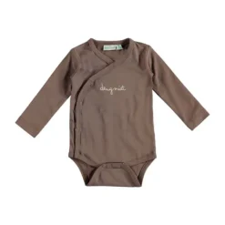 Babylook Overslag Romper - Mt.56 - Warm Taupe><noscript><img width=
