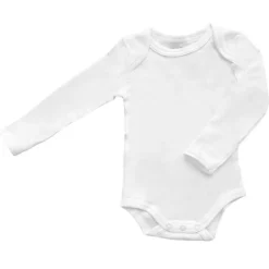 Babylook Romper Lange Mouw White maat 62/68> Rompertjes