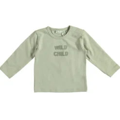 Babylook Wild Child T-Shirt - Maat 50 - Mineral Gray> Shirtjes