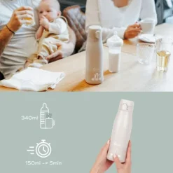 Babymoov Flessenwarmer Moov & Feed - Sand> Flesverwarmers