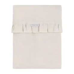 Baby's Only Calm Wieglaken Met Ruffle - Warm Linen> Wieglakens