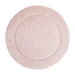 Baby's Only Hoeslaken Boxmatras Rond - Snow - Taupe - Ø95 cm> Accessoires Boxen|Hoeslakens