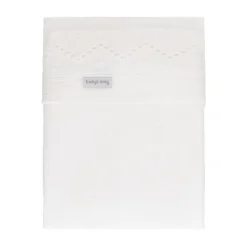 Baby's Only Ledikantlaken Broderie Calm Wit 120 x 150 cm> Ledikantlakens