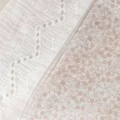 Baby's Only Ledikantlaken Broderie Calm Wit 120 x 150 cm> Ledikantlakens