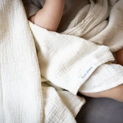 Baby's Only Tender Swaddle - 2-Pack - 115x115 cm - Beige / Linen><noscript><img width=