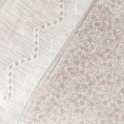 Baby's Only Wieglaken Broderie Calm Wit 80 x 100 cm> Wieglakens