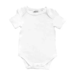 BD Collection Basic Collectie Romper Korte Mouw Wit maat 50/56> Rompertjes