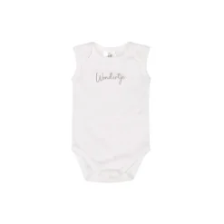 Basic Collectie Romper Wondertje Wit Maat 50/56> Rompertjes