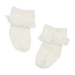 BD Collection Sokjes Kant - 3 Stuks - 0-6mnd - Multi Pink><noscript><img width=