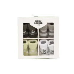BD Collection Sokjes 4-Pack Multi Green> Sokjes
