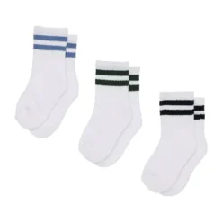 BD Collection Sportsokjes - 3 Stuks - 0-6mnd - Multi White><noscript><img width=
