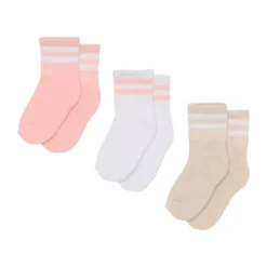 BD Collection Sportsokjes - 3 Stuks - 0-6mnd - Multi Pink> Sokjes
