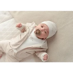 BESS Muts Pinstripe Sand> Mutsjes