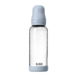 BIBS Fles - Medium Flow - 240 ml - Glas/Latex - Ivory><noscript><img width=