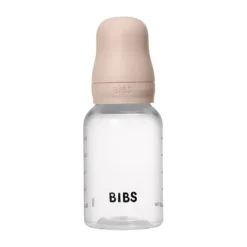 BIBS Fles - Slow Flow - 150 ml - Latex - Ivory - Ronde Speen> Flessen