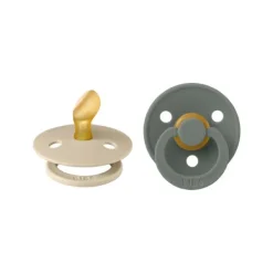 BIBS Fopspeen Latex Anatomical 0-6mnd Sage / Hunter Green (2-Pack)><noscript><img width=