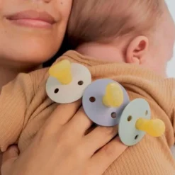 BIBS Fopspeen Latex Symmetric 0-6mnd Glow Blush / Vanilla (2-Pack)><noscript><img width=