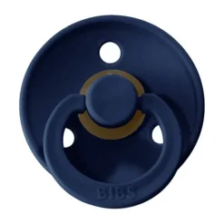 BIBS Fopspeen Round 0-6mnd Dark Oak/Ivory (2 stuks)><noscript><img width=