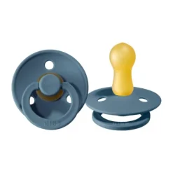 BIBS Fopspeen Round 0-6mnd Dark Oak/Ivory (2 stuks)><noscript><img width=