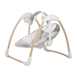 Bo Jungle B-Portable Swing Dolphy Wood Pure White> Swings