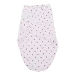 Bo Jungle B-Wrap Grey Feathers Small> Inbakeren|4-Seizoenen Slaapzakken