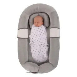 Bo Jungle B-Wrap Grey Feathers Small> Inbakeren|4-Seizoenen Slaapzakken