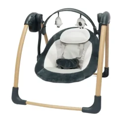 Bo Jungle Dolphy Wood Portable Swing - Shady Grey> Swings
