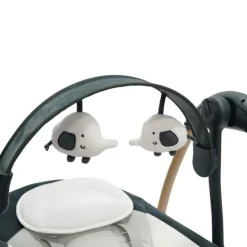 Bo Jungle Dolphy Wood Portable Swing - Shady Grey><noscript><img width=