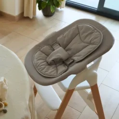 Bo Jungle Grow With Me Bouncer - Pure White><noscript><img width=