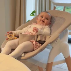 Bo Jungle Grow With Me Bouncer - Pure White><noscript><img width=