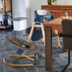 Bo Jungle Grow With Me Bouncer - Pure White><noscript><img width=